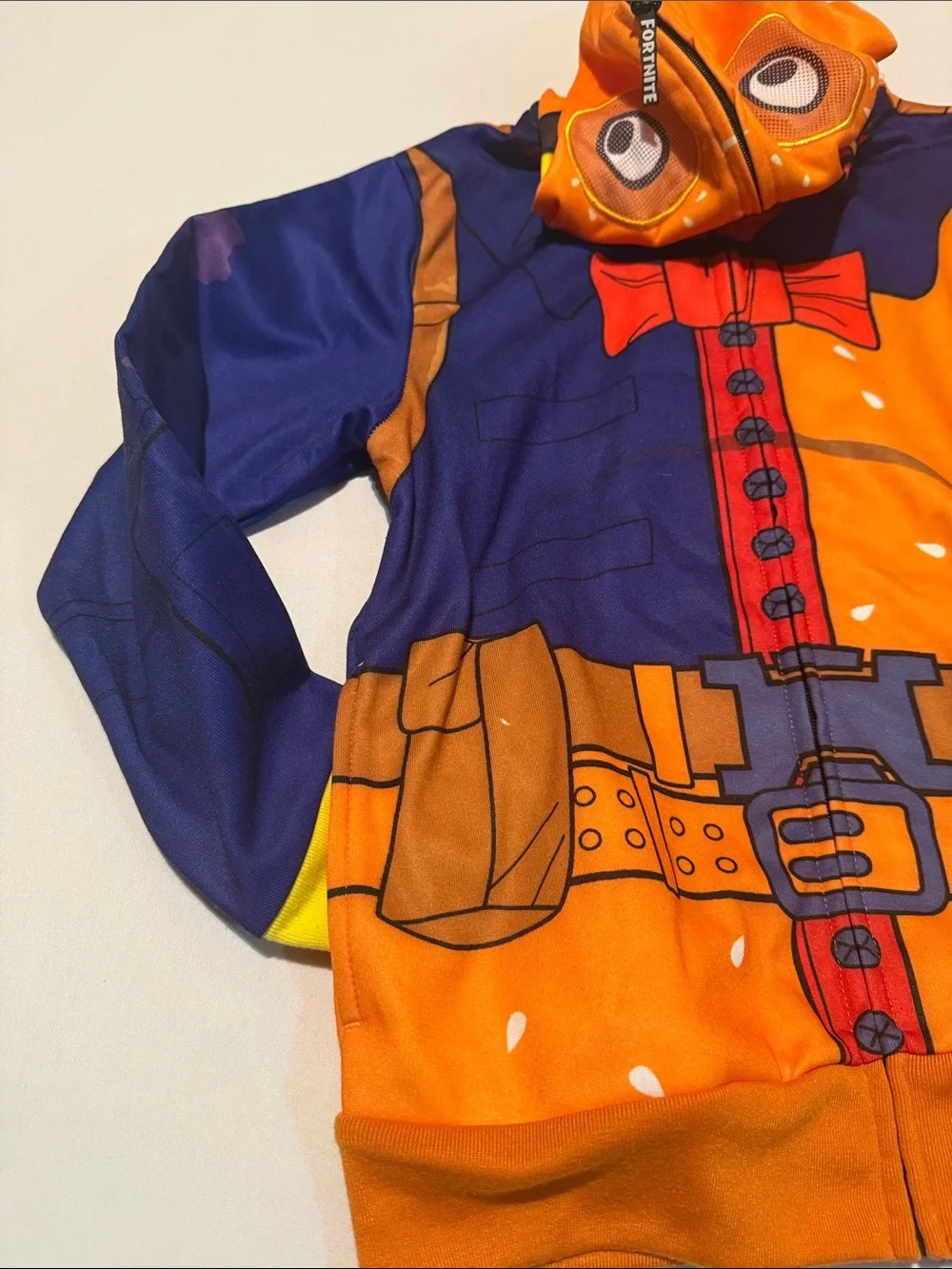 Kids Orange and Blue Costume Hoodie